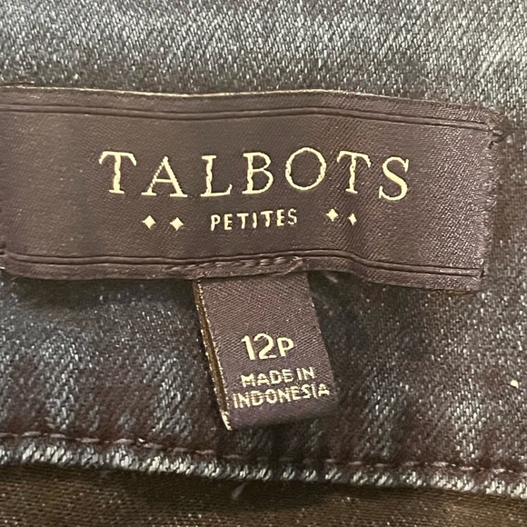 Talbots Denim Skirt Ladies Size 12P Summer to Fall Cowgirl Nashville Rodeo Chic - Picture 4 of 9